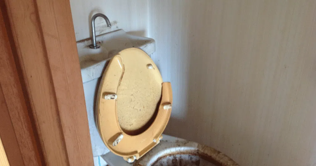 ごみ屋敷トイレ