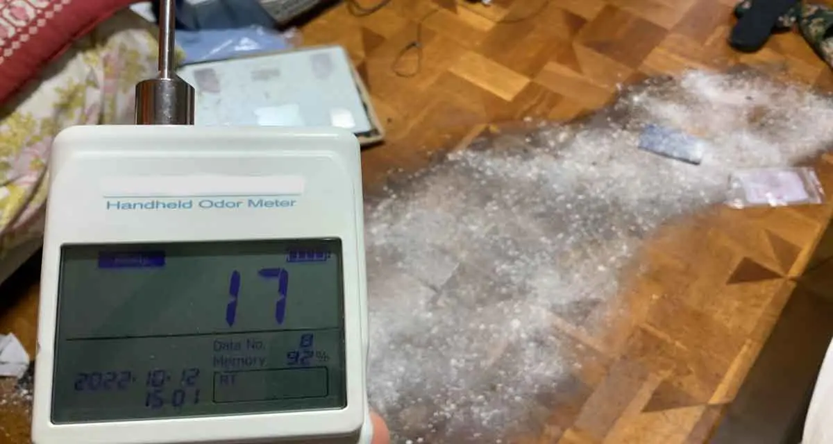 孤独死現場の臭い計測