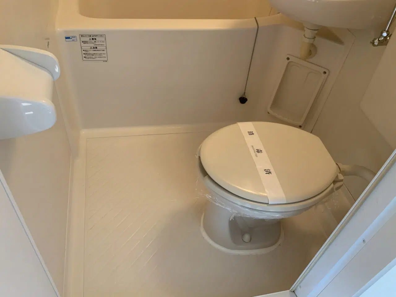 トイレの清掃後